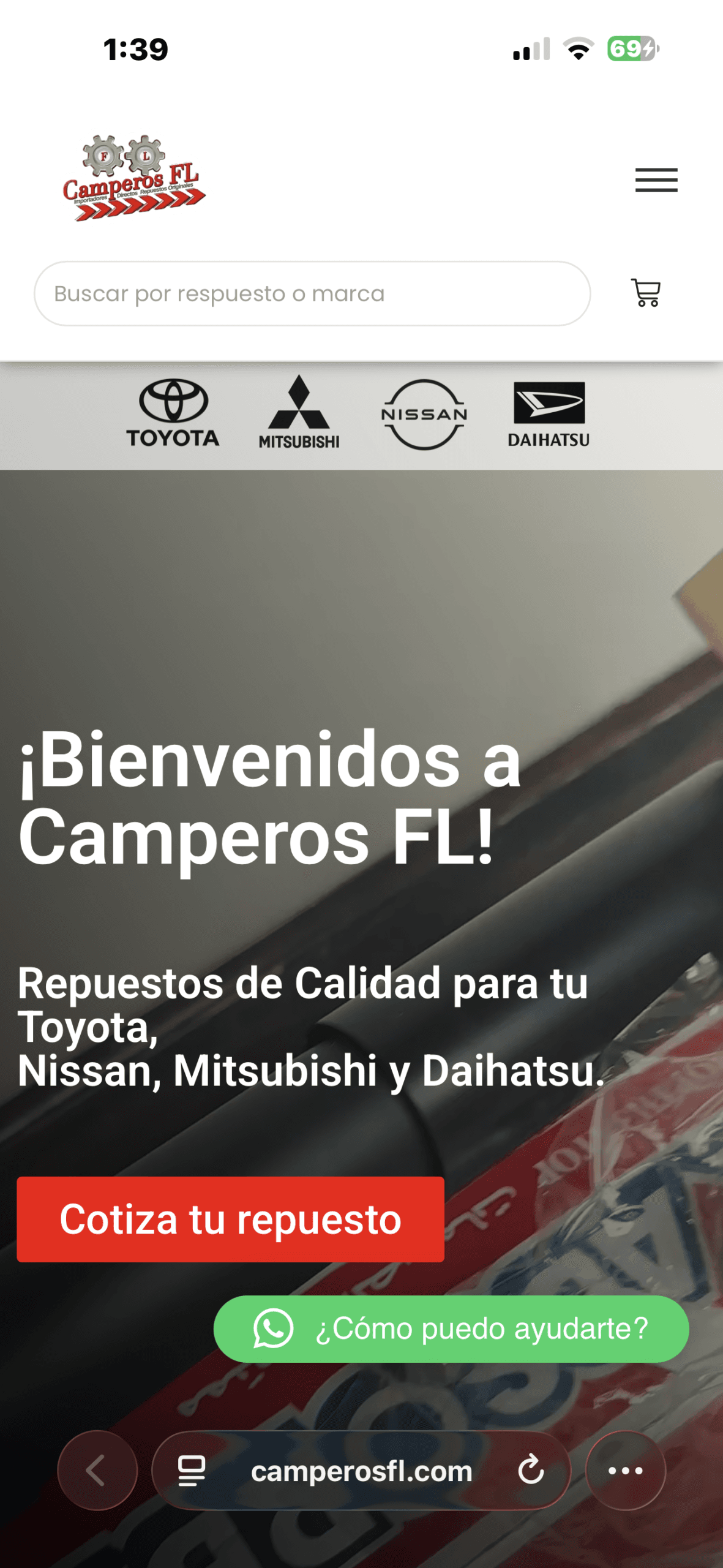 Camperos FL web