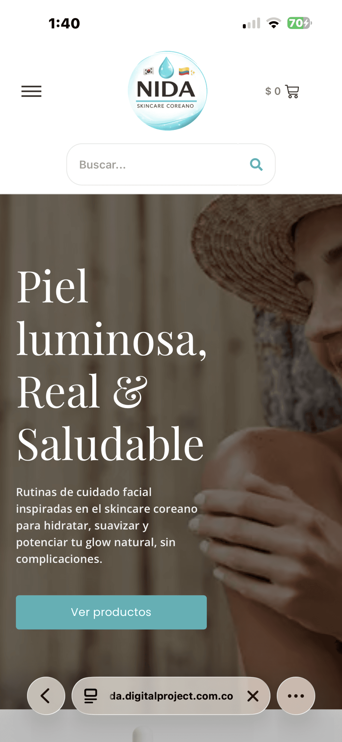 NIDA tienda virtual