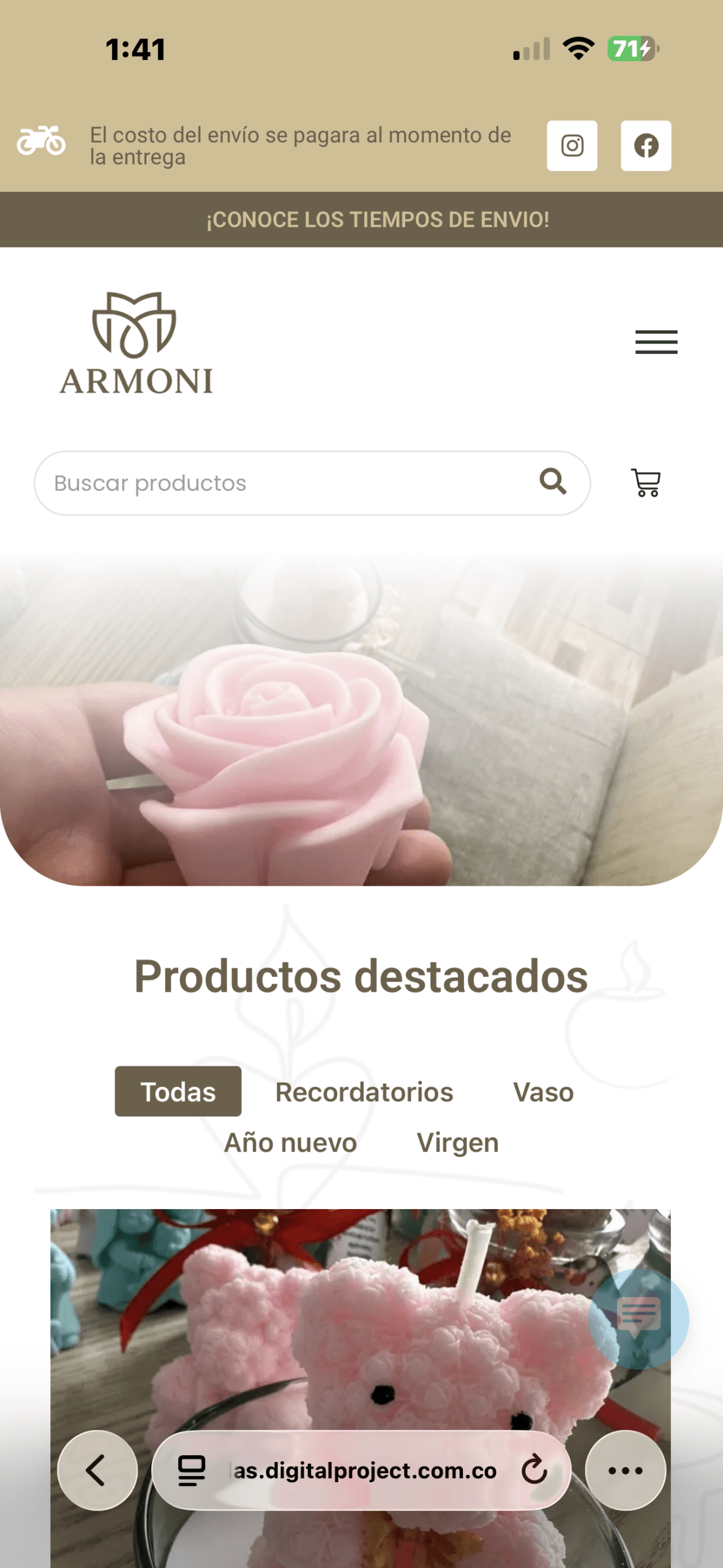 Armoni Velas web